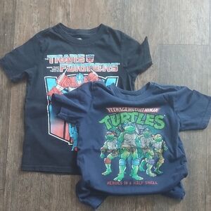 Transformers and Ninja Turtles Graphic T-Shirts